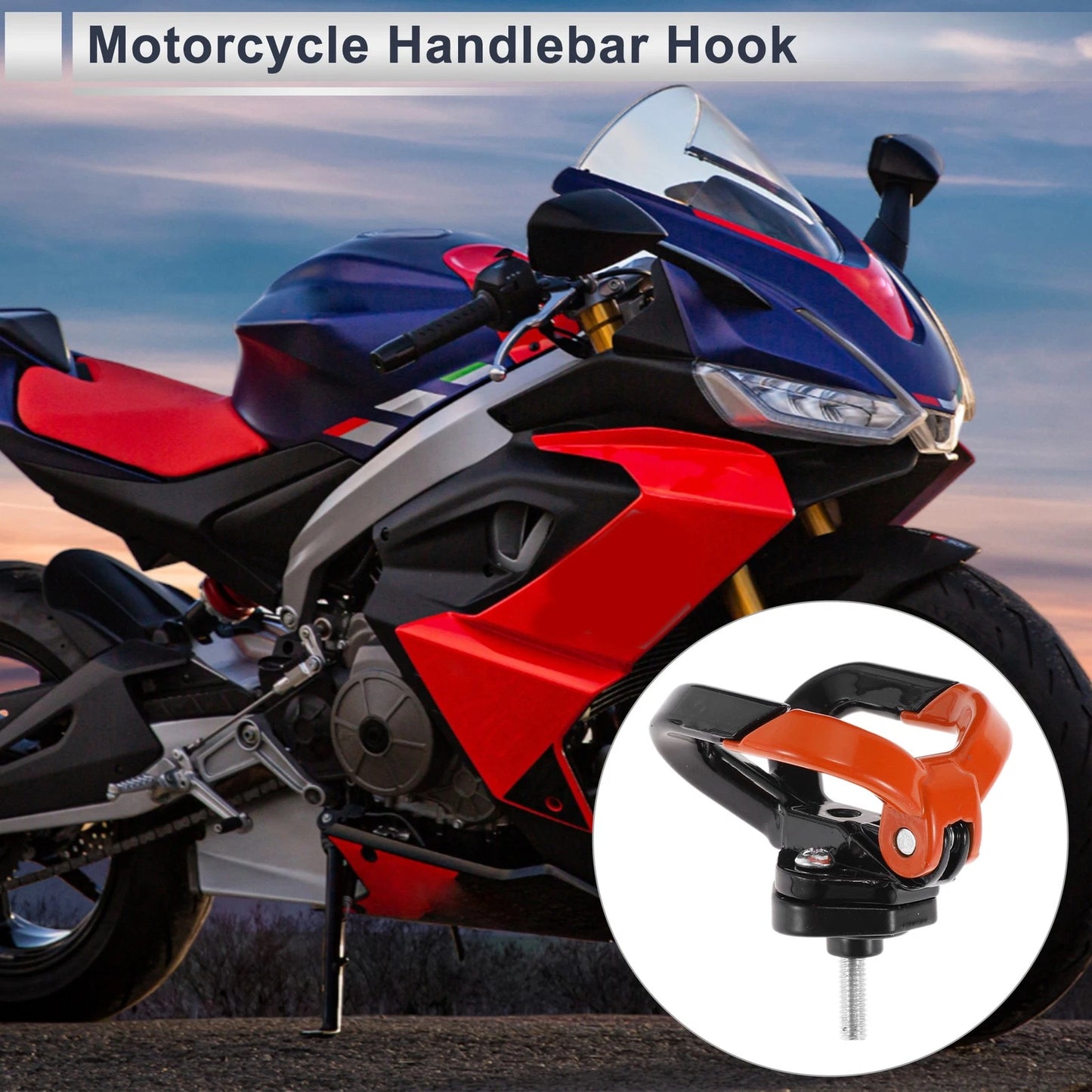 Butterfly-type Open-closed Double Hook Motorcycle Hanging Hook 1 Pc for Make Model