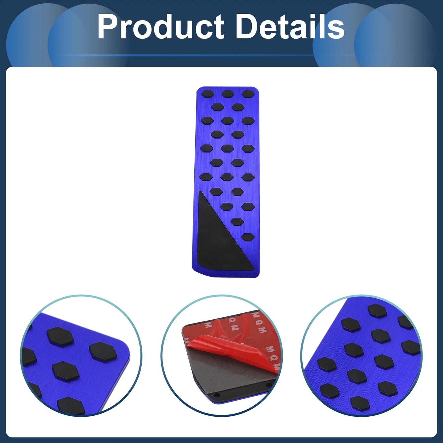 Footrest Pedal Cover for Jeep Grand Cherokee (2022-2025) - Aluminum Alloy Blue