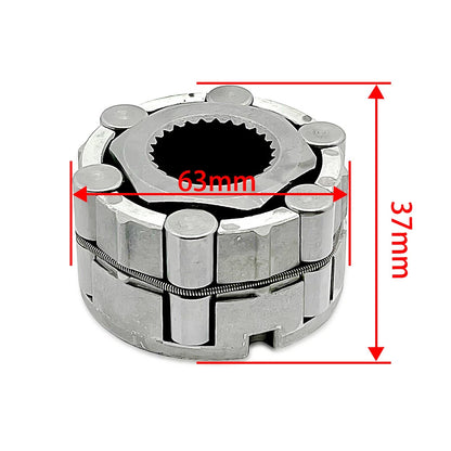 Front Wheel Hub Clutch Bearings Seals Kit for Polaris Big Boss Worker Xplorer
