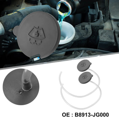 4 x Windshield Washer Fluid Reservoir Caps for Nissan Rogue (2008-2013)
