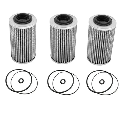 3Pack Oil Filter w/ O-rings for Sea-Doo GTI/RXT/RXP/GTX 130-300HP