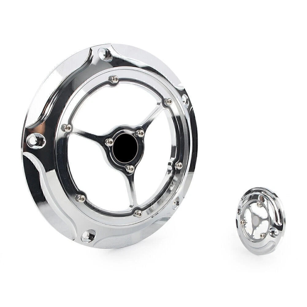 Clarity Derby & Timer Timing Covers for Harley Touring Chrome 2016-2023