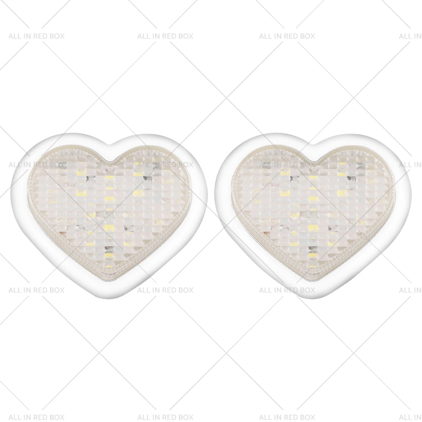12V LED Side Marker Indicators - Clear Flash for Heart