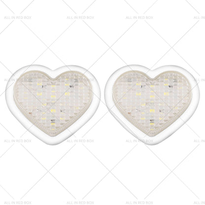 12V LED Side Marker Indicators - Clear Flash for Heart