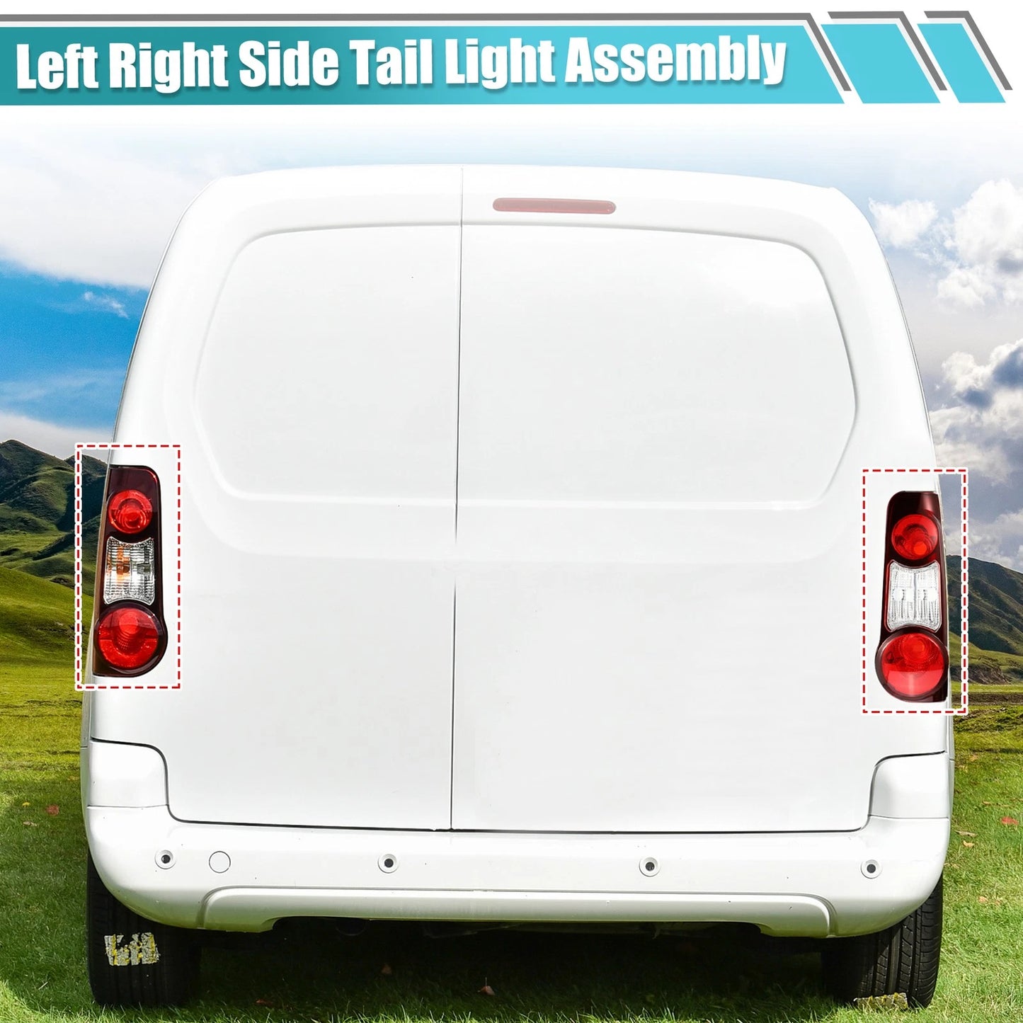Tail Light Lens for Peugeot Partner (2008-2018)