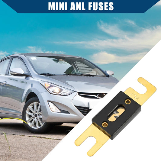175A Mini ANL Fuses 2pcs for Car Motorcycle Boat Gold Black