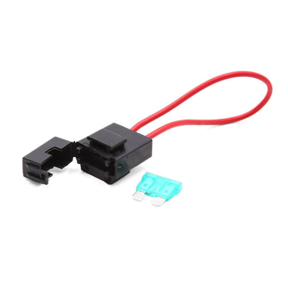 8 x 12-24V Plastic Wired Mini Inline Blade Fuse Holders for Universal Use