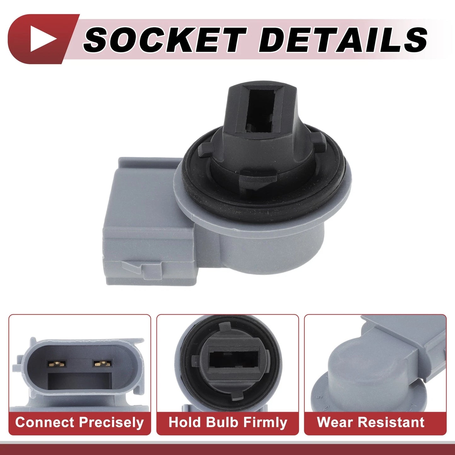 Turn Signal Light Socket for Ford Escape (2013-2016)  Pin