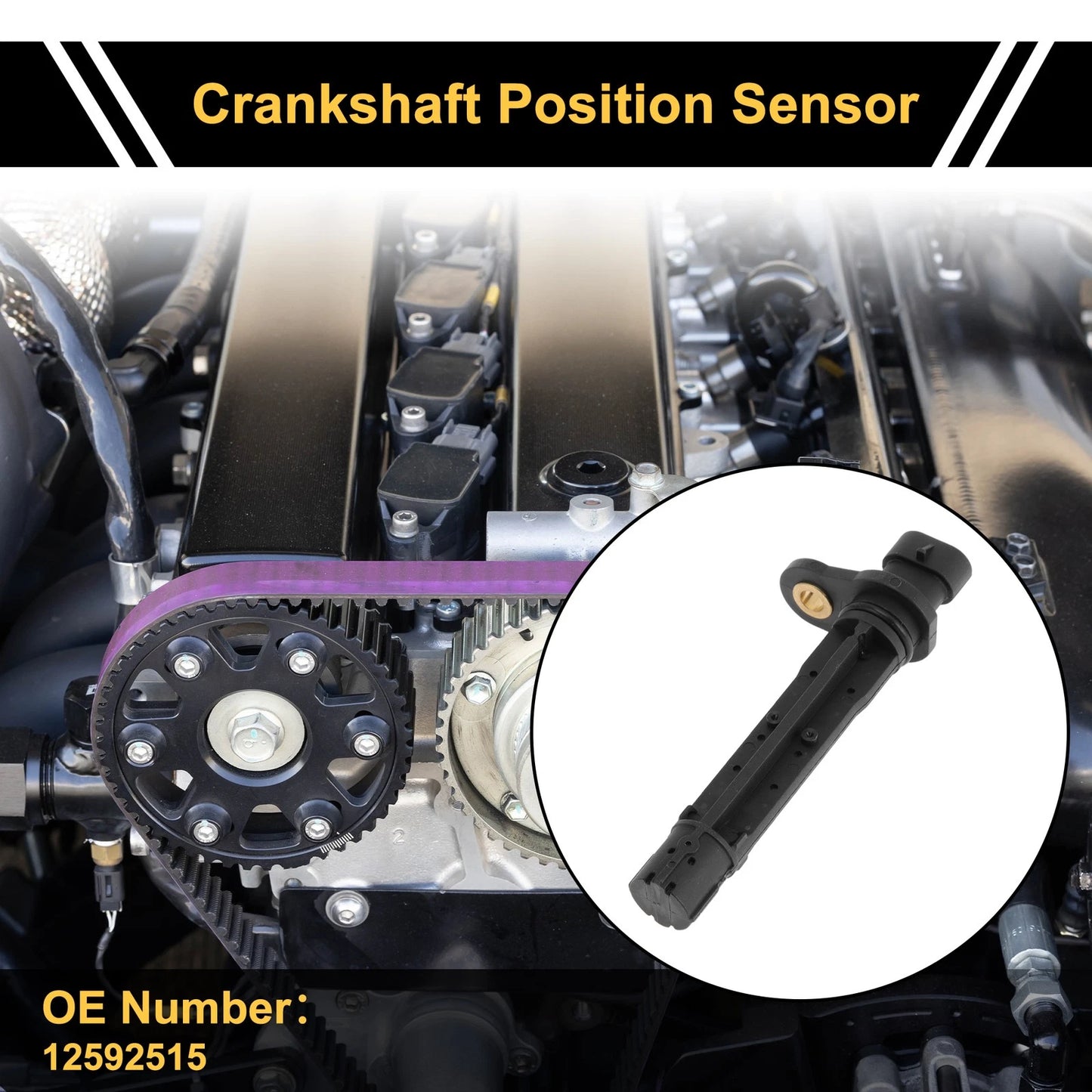 1 Pc Crankshaft Position Sensor for Chevy Colorado (2008 - 2012)