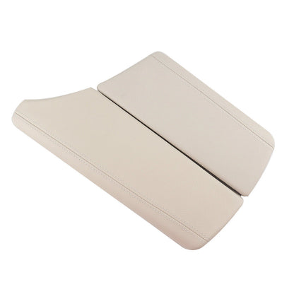 White Leather Center Console Cover for BMW 5 Series F10 F11 F18 (2010-2017)