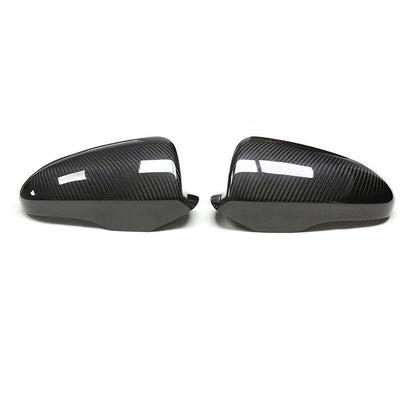 Real Carbon Fiber Side Rearview Mirror Cover Caps For BMW M5 F10 2012-2018