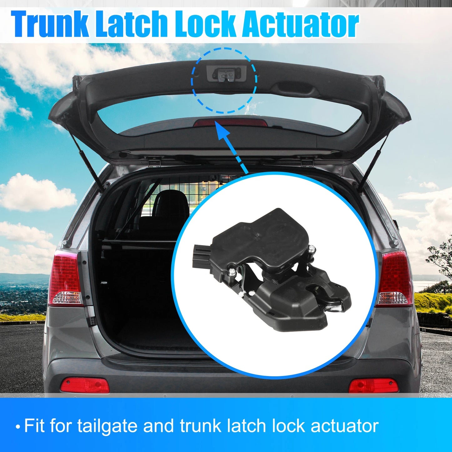 Rear Tailgate Latch Actuator for Honda Accord (2003-2007)