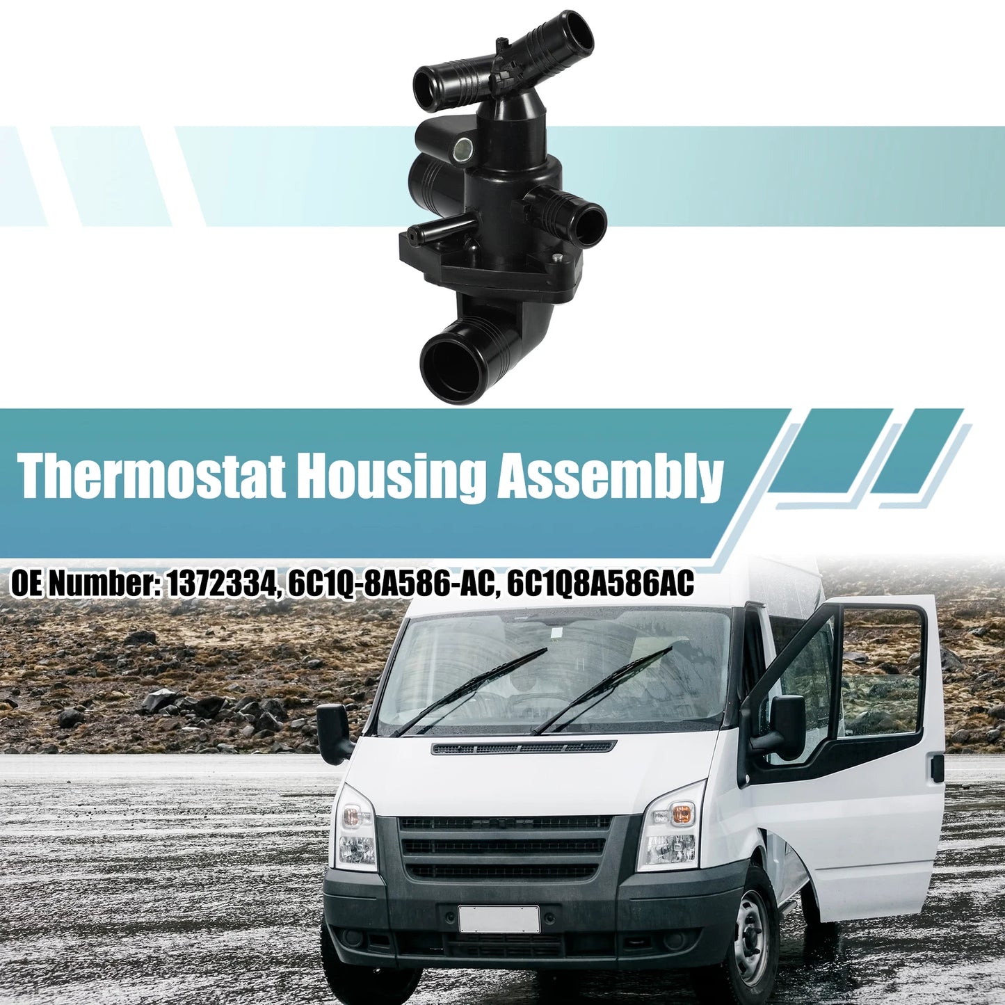 Engine Coolant Thermostat Housing for Ford Transit (2006-2014)