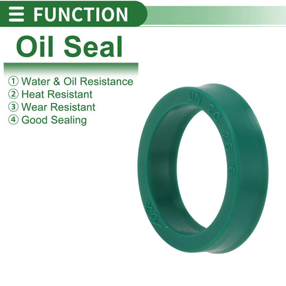 Oil Seal / 20x26x6mm / Seal Ring Rotary Shaft Seal TPU Green High Pressure 5 pcs