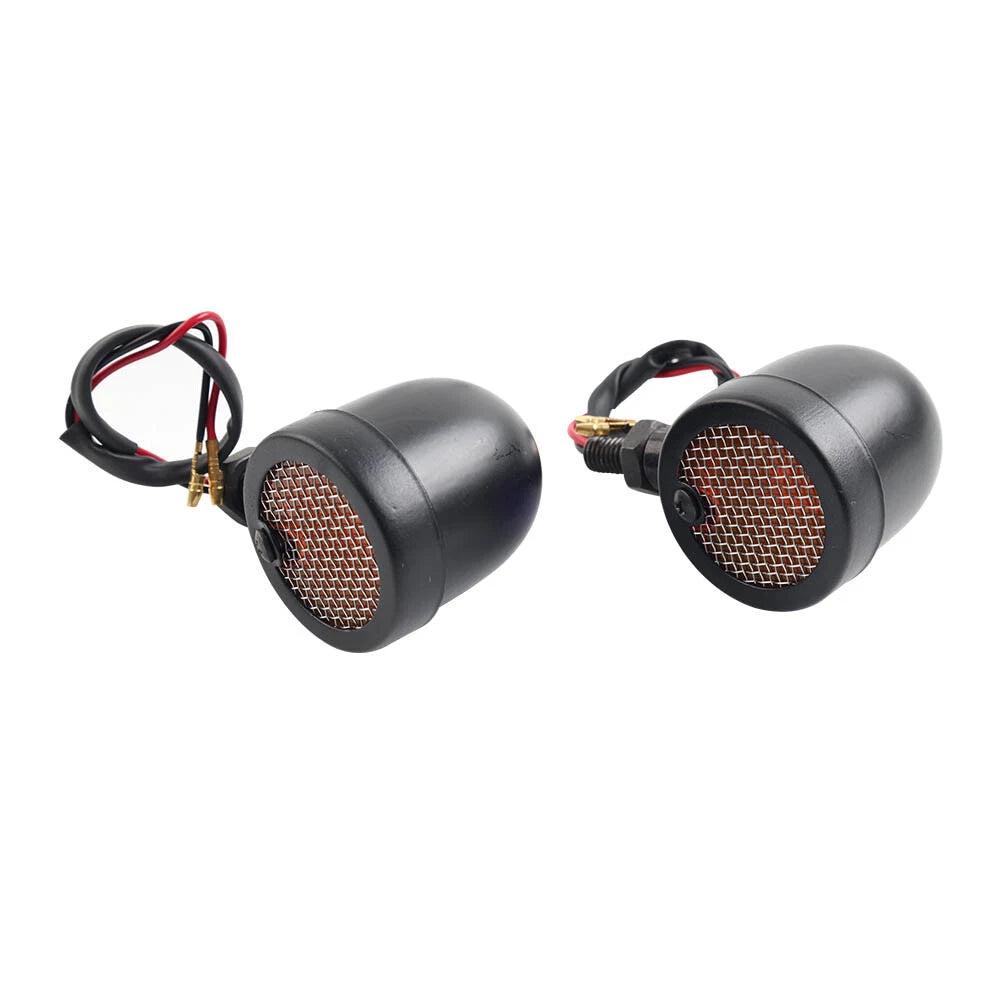 Retro Grill Flasher Bulb Turn Signal Lamp for Kawasaki Harley