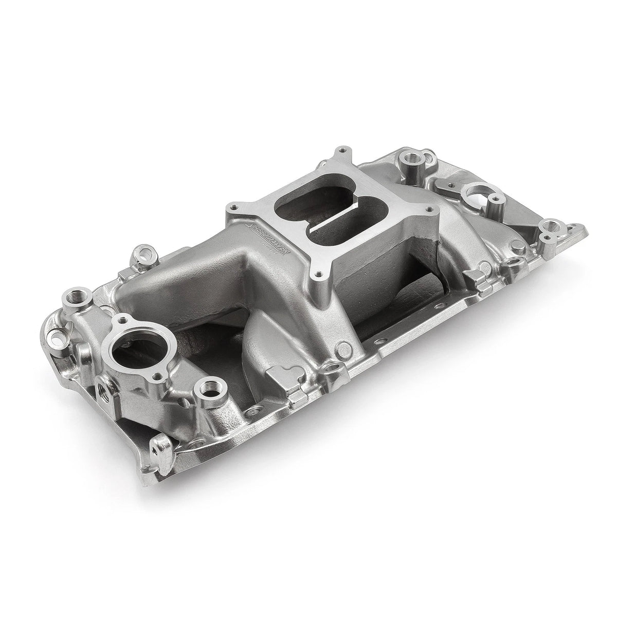 Polished MidRise Aluminum Intake Manifold for Chevy BBC 454