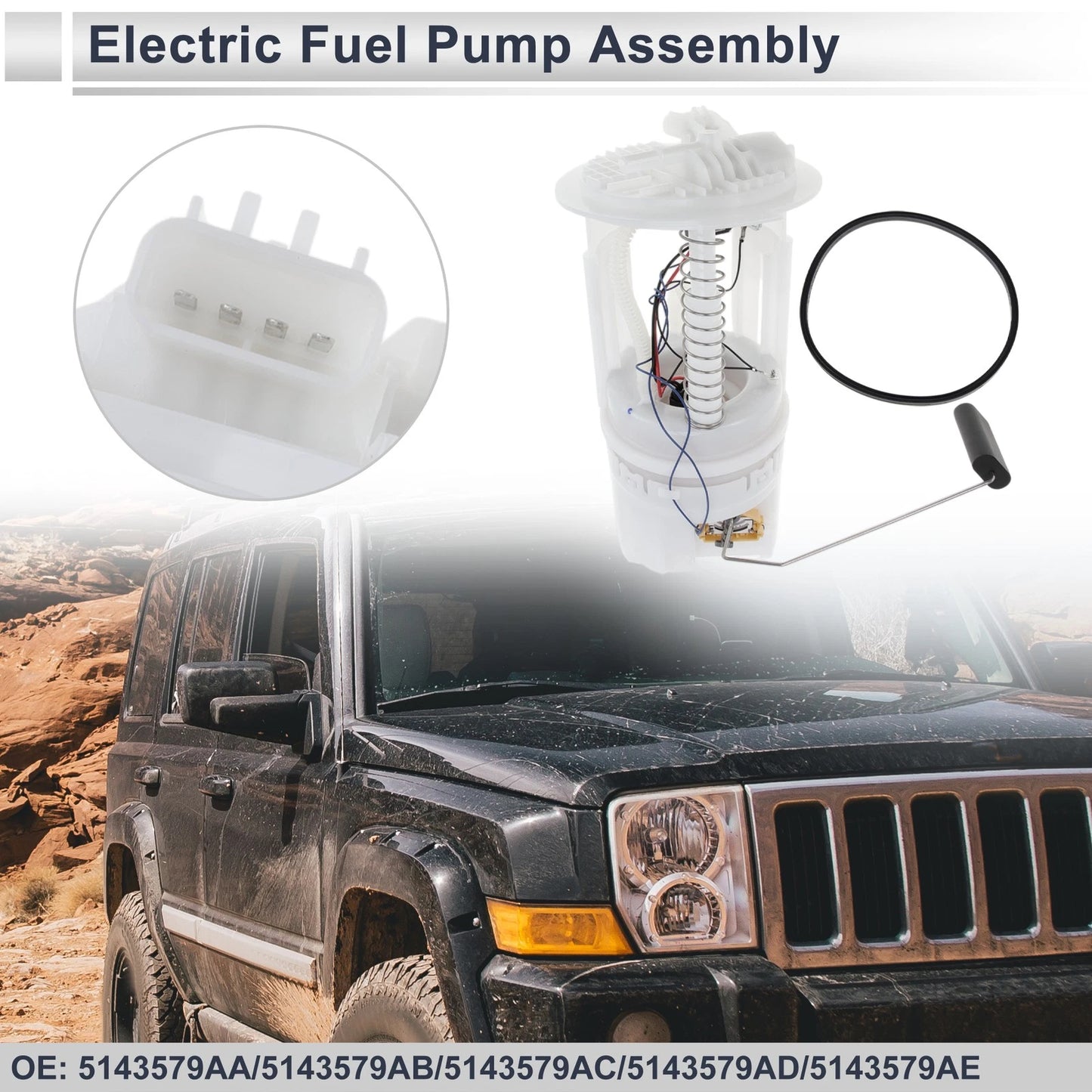Fuel Pump Assembly for Jeep Commander, Grand Cherokee (2007-2010)