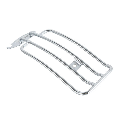 Chrome Solo Seat Luggage Rack for Harley Touring Road King (1998-2022)