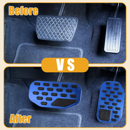 Brake Gas Accelerator Pedal Pads Covers for Ford F-150 (2021-2023)