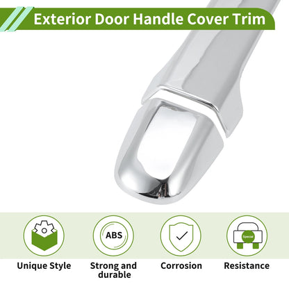Exterior Door Handle Cover Trim for Toyota Alphard (2015-2021) Silver Tone