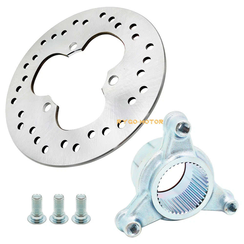 Rear Brake Rotor Disc & Hub for Honda TRX450ER/TRX450R (2004–2014)
