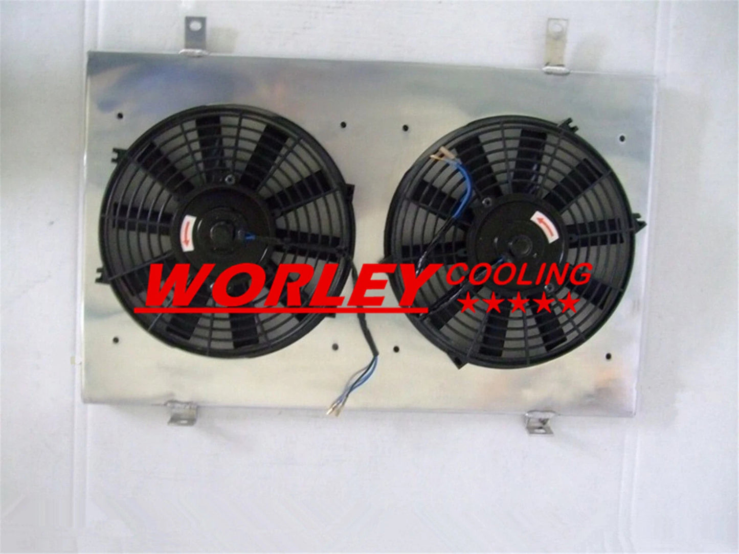 42MM Radiator + Fan Shroud + 2 Fans for Nissan Skyline R33 R34 (1995-2002)