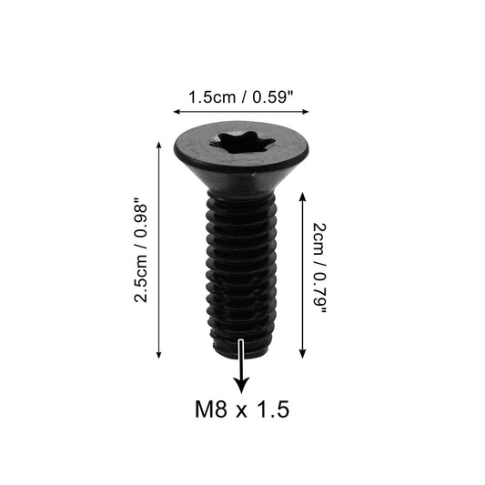 16 x Auto Screws for Jeep Wrangler CJ7 YJ TJ Tailgate Door Bolts (1976-2006)
