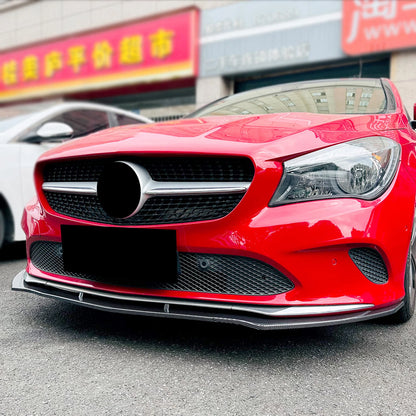 Front Bumper Spoiler Lip for Mercedes Benz CLA C117 (2016-2019)