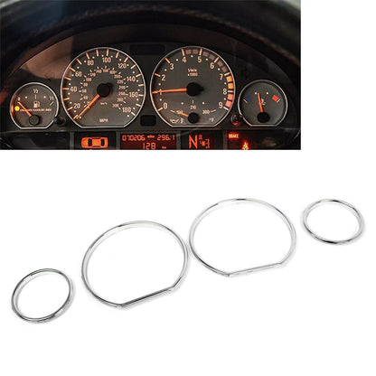 Speedometer Gauge Dial Rings Bezel Trim for BMW 3 Series E36 (1990-2000)