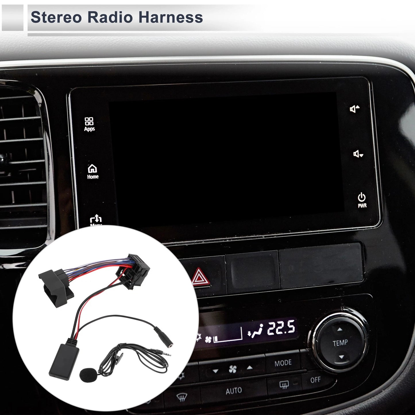 Stereo Radio Harness for Ford - 16 Pin Microphone Handsfree Car