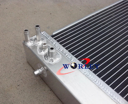 Aluminum Radiator + RED Hose for Holden Commodore VT VX VU HSV V8 (1997-2002)