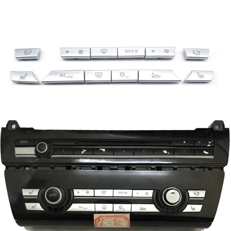 Set Replacement Climate Air Condition Buttons Fit For BMW 5 X5 X6 F10 F18 F02