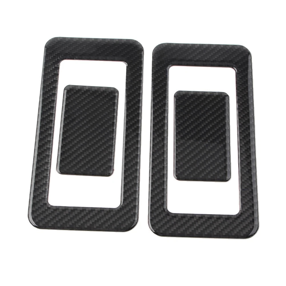 4 x Interior Rear Seat Switch Cover Trim for Jeep Wrangler JK (2011-2017)