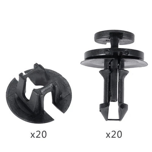 40pcs Lower Air Deflector Clips & Grommets for Chevy Silverado (2007-2023)