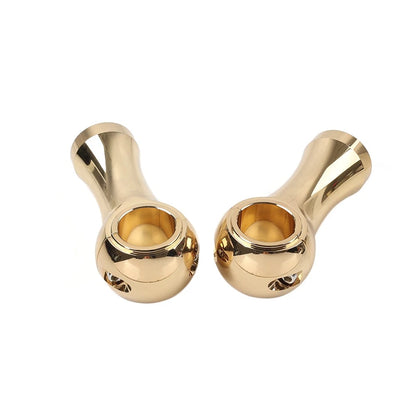 Handlebar Riser Clamp Mount Kit 4" Gold for Harley Dyna Softail