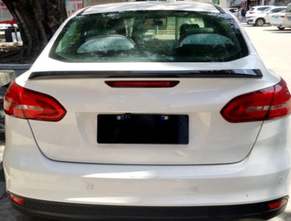 Rear Trunk Spoiler Wing Lip ABS for Ford Focus Sedan 2015-2018 Glossy Black