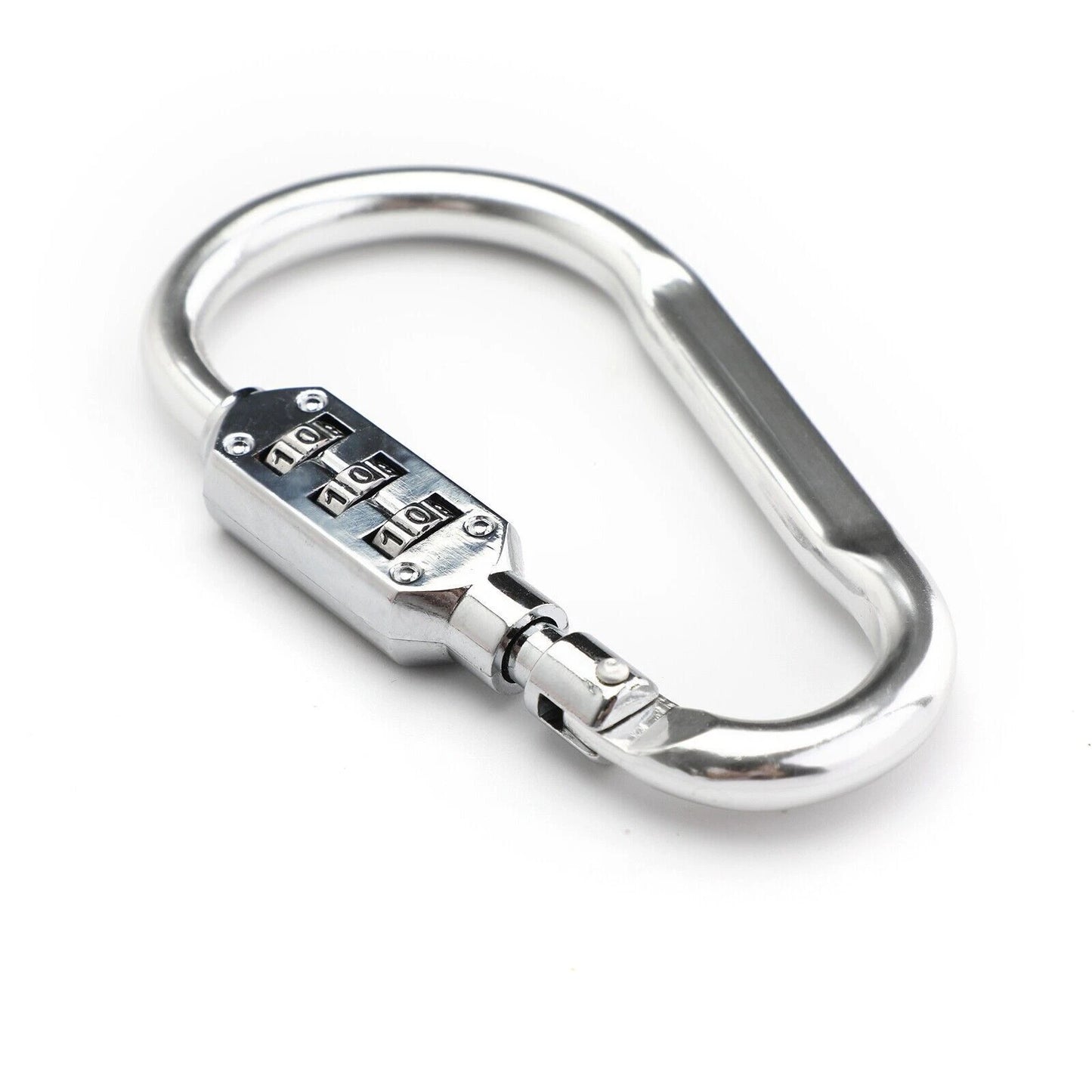 Chrome Helmet Lock for 1.5" Handlebar Universal for Motorcycle