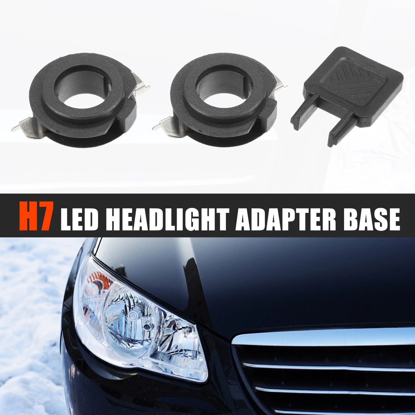 H7 LED Headlight Adapter Bases for BMW X5 (2015)