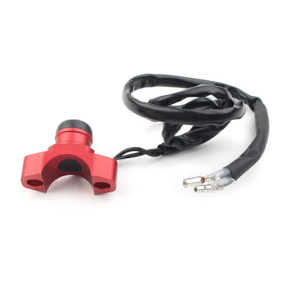 CNC Engine Stop Start Kill Switch Button for Dirt Bike Quad ATV Universal Red
