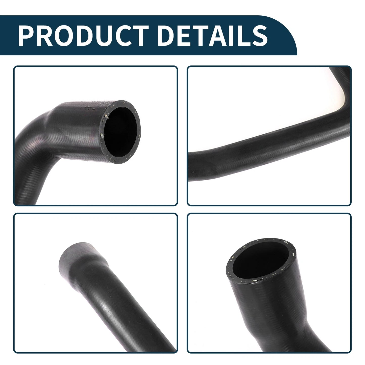 Radiator Hose Sewer Pipe for Volvo XC90 (2005) - Rubber Black 1 Pcs