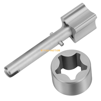 Engine Oil Pump Scavenge Rotor Shaft for Kawasaki KFX450R KX450F