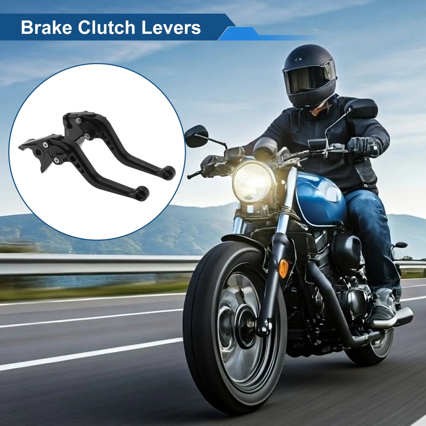 Levers / Short / Adjustable Brake Clutch for Kawasaki Z750 (2007–2012)