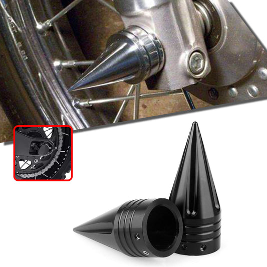 2 x 29mm Front Axle Nut Covers for Harley Davidson Sportster 883