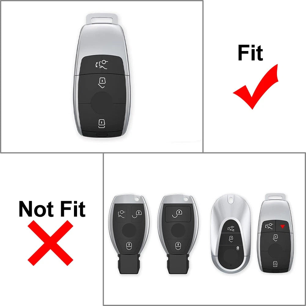 Key Fob Case Cover Shell for Benz A B C E S Class CLA CLS GLC GLE GLS