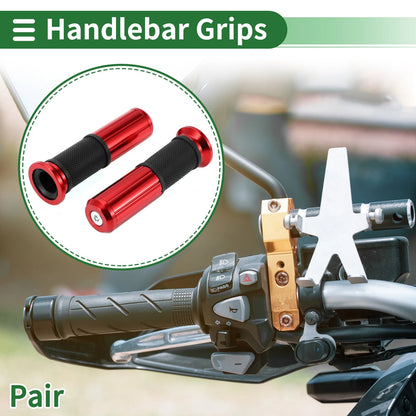 Grips / 7/8" / Hand Grips Aluminum Alloy Black Red for Motorcycle
