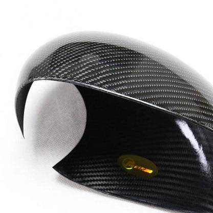 100% Carbon Fiber Stick-on Side Mirror Cover Caps for Dodge Challenger 2009-2022