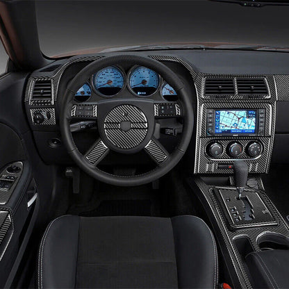 Dodge Challenger Carbon Fiber Gear Shift Cup Holder Trim for LHD (2008-2014)
