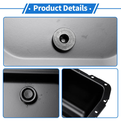 Engine Oil Pan for Dodge Ram 2500 Iron Black (2007-2010)