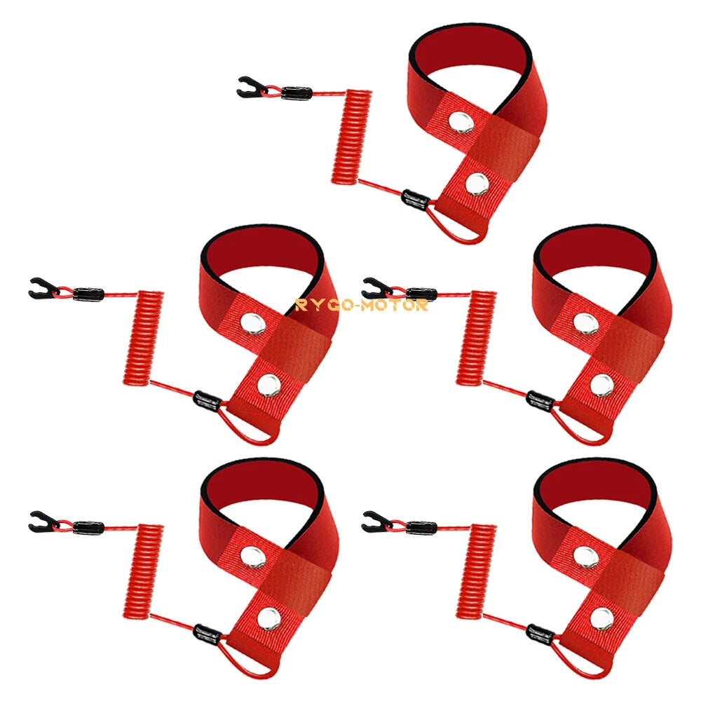 5X Stop Kill Safety Lanyard for Yamaha Jet Ski WaveRaider WaveJammer WaveBlaster