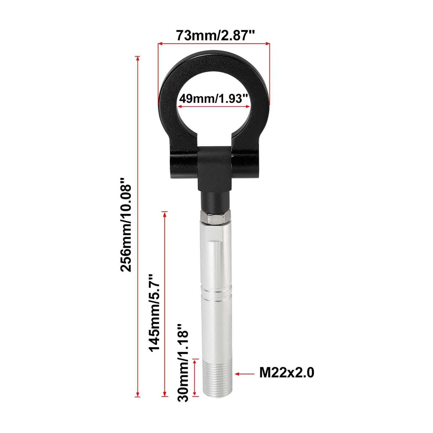 Tow Hook Ring for Toyota Avanza (Black)